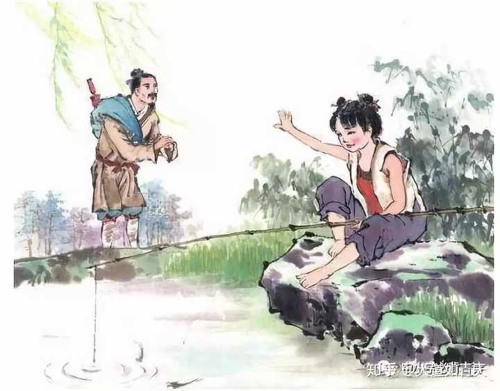 谜语时刻，解读小童垂钓在湖边，珠字二三势最劲