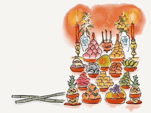 谜面:换得人间九日黄.夏玉鸣金有少游