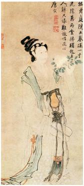 谜底，风流倜傥画如生 绿水青山美如画