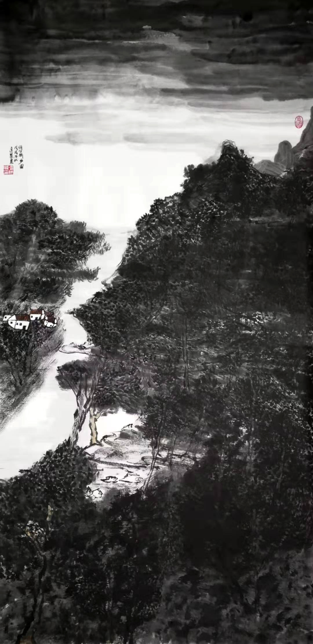 谜语解密，红英初绽倚春山，蓝溪绕岸水潺潺