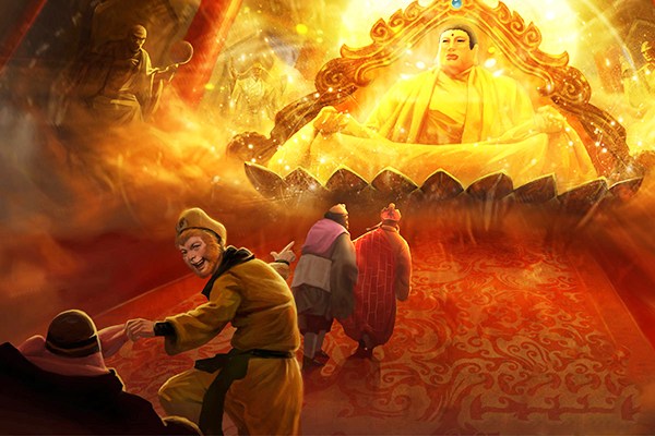 谜语娱乐，西天取经阴重重，牛来做媒牵红线