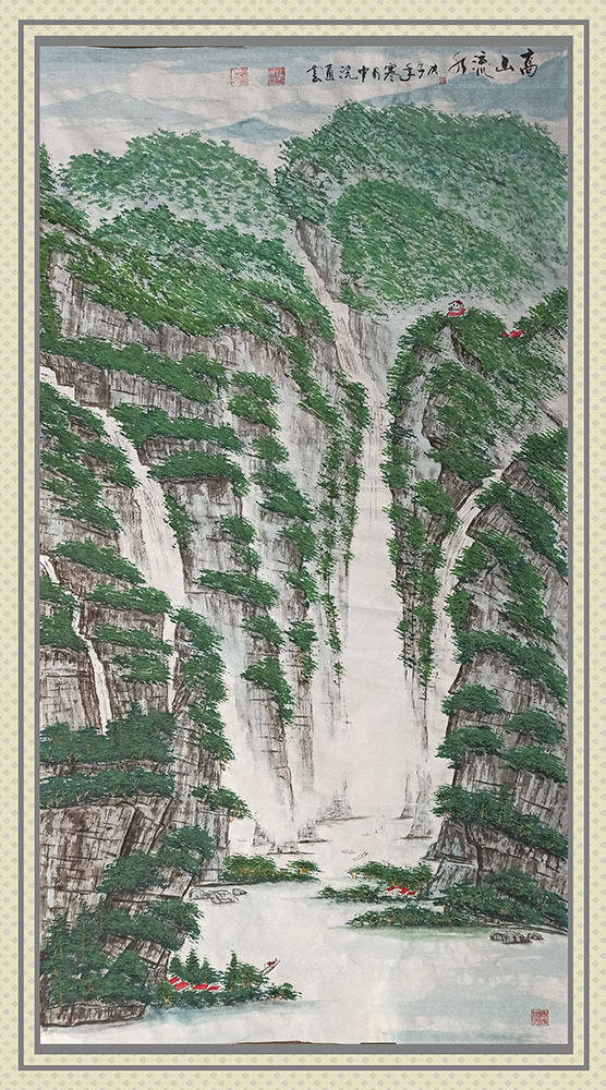 谜语测试:风流倜傥画如生绿水青山美如画